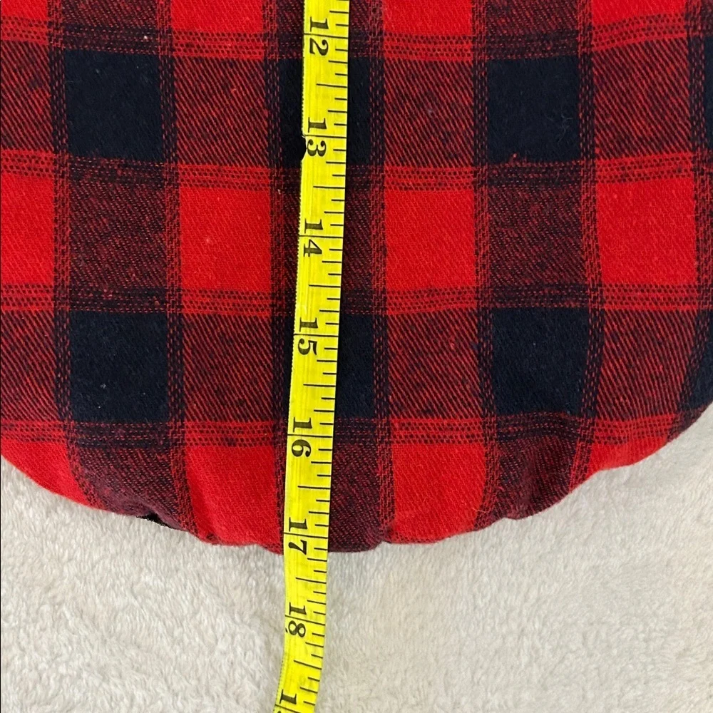 Red and Black Plaid Dog Jacket